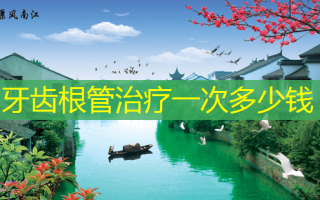 牙齿根管一次多少钱