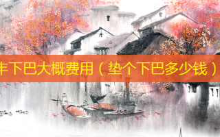 丰下巴大概费用（垫个下巴多少钱）