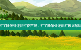 打了除皱针还能打疫苗吗，打了除皱针还能打玻尿酸吗