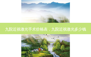 九院近视激光手术价格表，九院近视激光多少钱