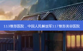 113整形医院，中国人民 *** 117整形美容医院