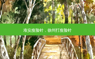 淮安瘦脸针，徐州打瘦脸针