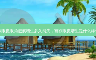 割双眼皮眼角疤痕增生多久消失，割双眼皮增生是什么样子的