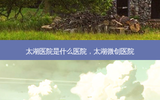 太湖医院是什么医院，太湖微创医院