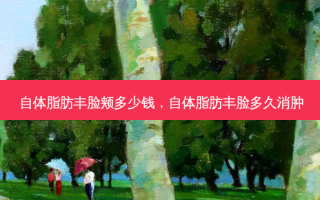 自体脂肪丰脸颊多少钱，自体脂肪丰脸多久消肿
