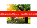 悦美医院整形美容医院地址，悦美医疗美容整形医院