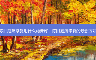 陈旧疤痕修复用什么药膏好，陈旧疤痕修复的新 *** 