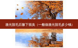 激光脱毛后腋下很臭（一般做激光脱毛多少钱）