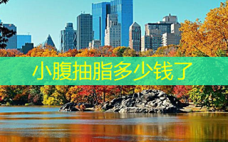 小腹抽脂多少钱了