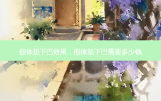 假体垫下巴效果，假体垫下巴需要多少钱