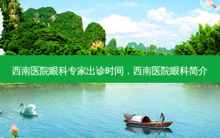 西南医院眼科专家出诊时间，西南医院眼科简介