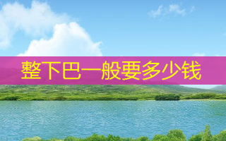 整下巴一般要多少钱