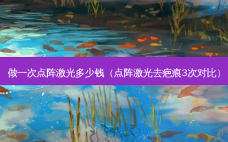 做一次点阵激光多少钱（点阵激光去疤痕3次对比）