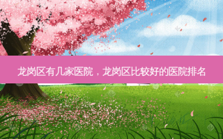 龙岗区有几家医院，龙岗区比较好的医院排名