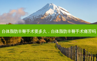 自体脂肪丰臀手术要多久，自体脂肪丰臀手术痛苦吗
