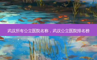 武汉所有公立医院名称，武汉公立医院排名榜