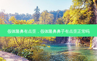 假体隆鼻有点歪，假体隆鼻鼻子有点歪正常吗