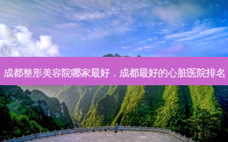 成都整形美容院哪家 *** ，成都 *** 的心脏医院排名