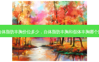 自体脂肪丰胸价位多少，自体脂肪丰胸和假体丰胸哪个好
