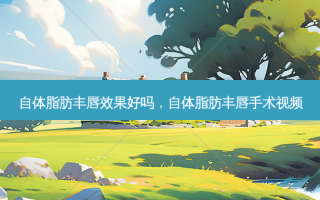 自体脂肪丰唇效果好吗，自体脂肪丰唇手术视频