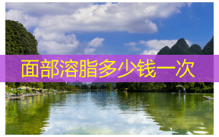 面部溶脂多少钱一次