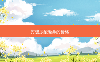 打玻尿酸隆鼻的价格