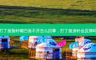打了瘦脸针嘴巴张不开怎么回事，打了瘦身针会反弹吗