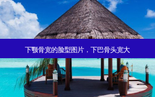 下颚骨宽的脸型图片，下巴骨头宽大