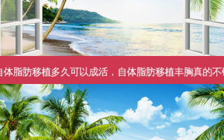 自体脂肪移植多久可以成活，自体脂肪移植丰胸真的不错