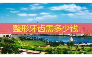 整形牙齿需多少钱