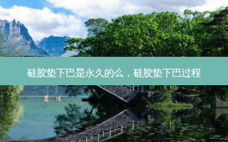 硅胶垫下巴是永久的么，硅胶垫下巴过程