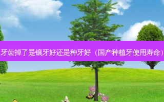 牙齿掉了是镶牙好还是种牙好（国产种植牙使用寿命）
