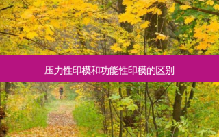 压力性印模和功能性印模的区别