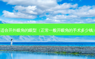 适合开外眼角的眼型（正常一般开眼角的手术多少钱）