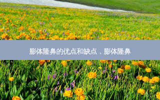 膨体隆鼻的优点和缺点，膨体隆鼻