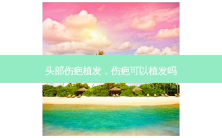 头部伤疤植发，伤疤可以植发吗