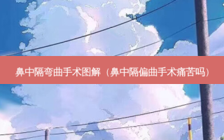 鼻中隔弯曲手术图解（鼻中隔偏曲手术痛苦吗）