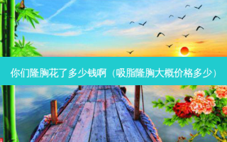 你们隆胸花了多少钱啊（吸脂隆胸大概价格多少）