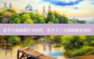 肚子大做抽脂手术好吗，肚子大了去那抽脂有用吗