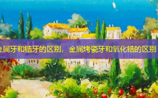 金属牙和锆牙的区别，金属烤瓷牙和氧化锆的区别
