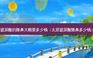 玻尿酸的隆鼻大概要多少钱（太原玻尿酸隆鼻多少钱）