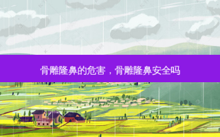 骨雕隆鼻的危害，骨雕隆鼻 *** 吗