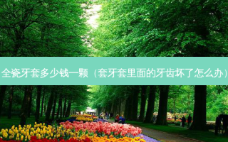 全瓷牙套多少钱一颗（套牙套里面的牙齿坏了怎么办）