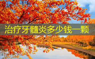 牙髓炎多少钱一颗