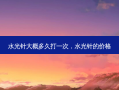 水光针大概多久打一次，水光针的价格