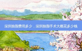 深圳抽脂费用多少，深圳抽脂手术大概花多少钱