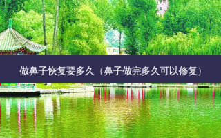 做鼻子恢复要多久（鼻子做完多久可以修复）