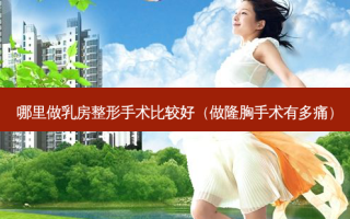 哪里做 *** 整形手术比较好（做隆胸手术有多痛）