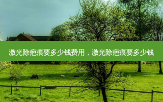激光除疤痕要多少钱费用，激光除疤痕要多少钱