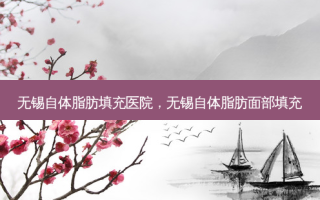 无锡自体脂肪填充医院，无锡自体脂肪面部填充